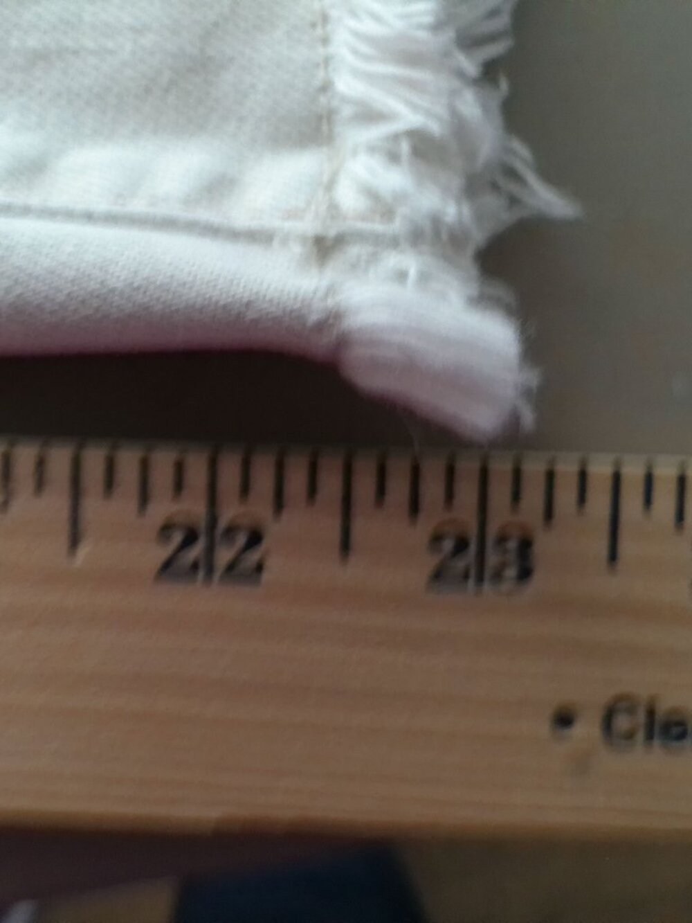 CHICO'S 5 Pocket Button Zip High Rise Straight Leg Crop Cream Pants NWOT M - Picture 10 of 10